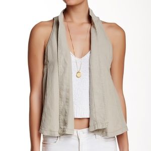 Free People Swingy Vest in Linen Size XS